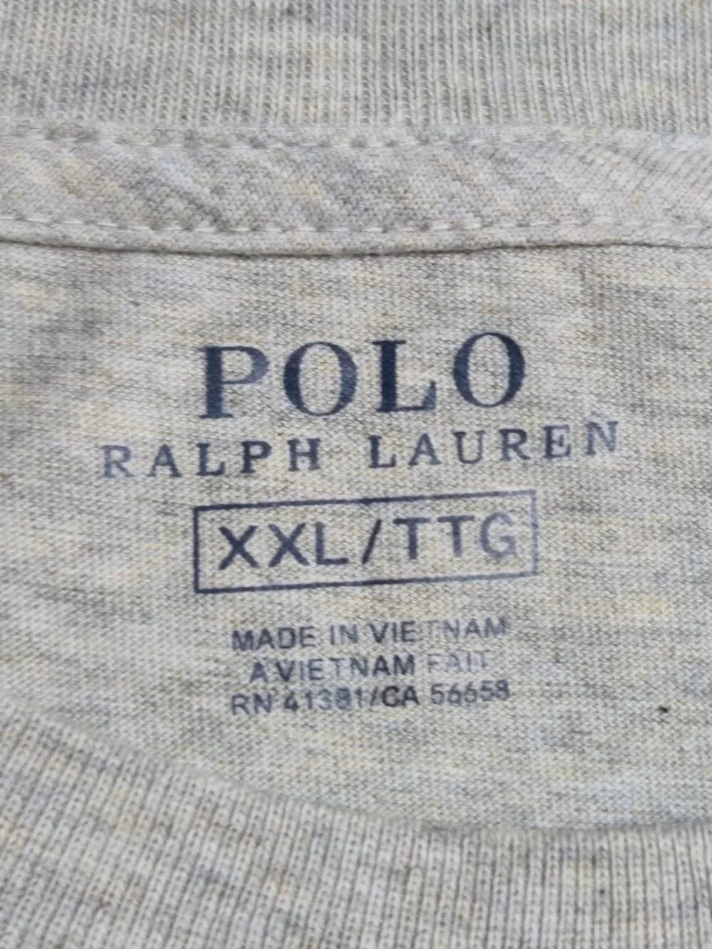 POLO Ralph Lauren Classic Fit Short Sleeve 100% cotton T‑Shirt XXL Gray